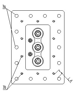 Explosion-proof wiring device for compressor head of cooling unit in mine