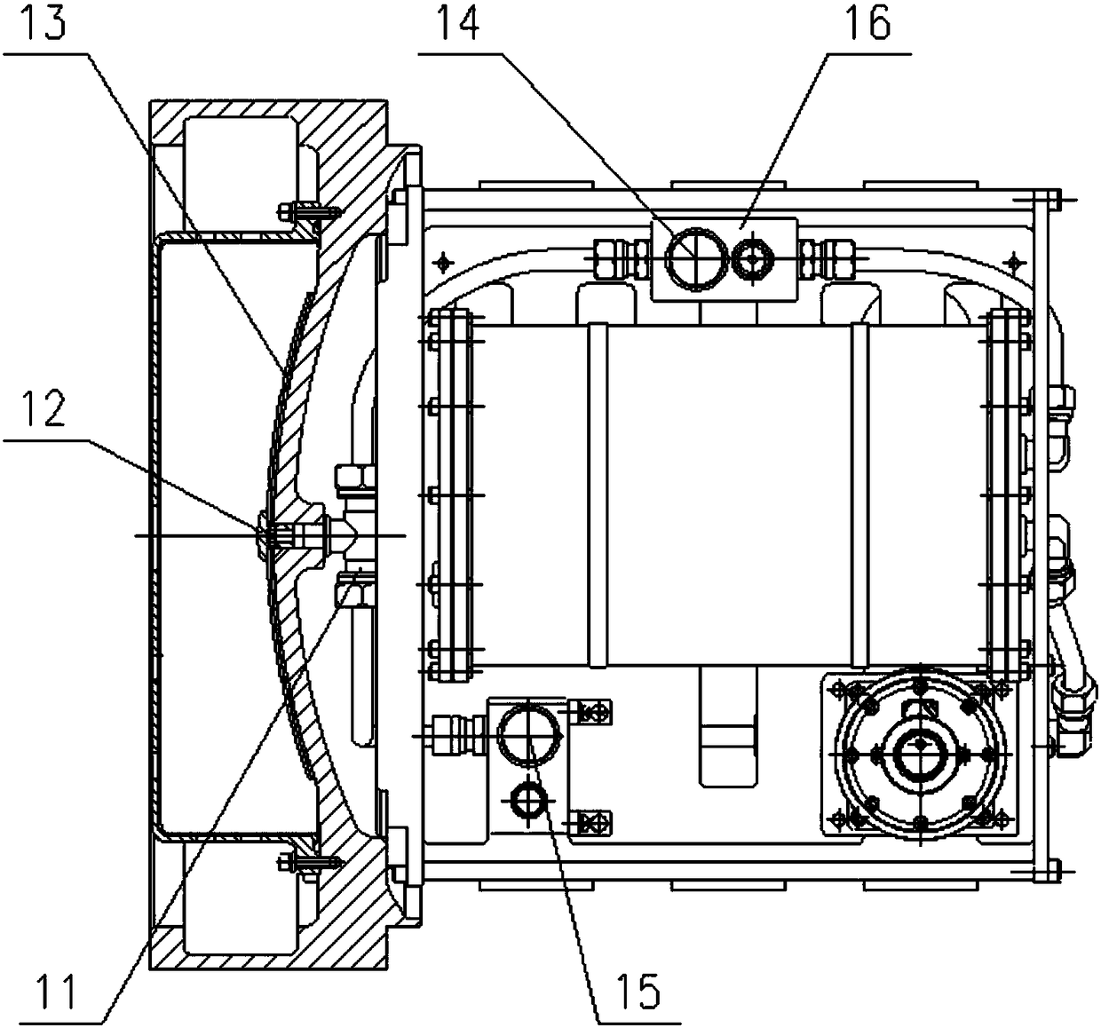 High-precision buoyancy regulating device for autonomous underwater robot