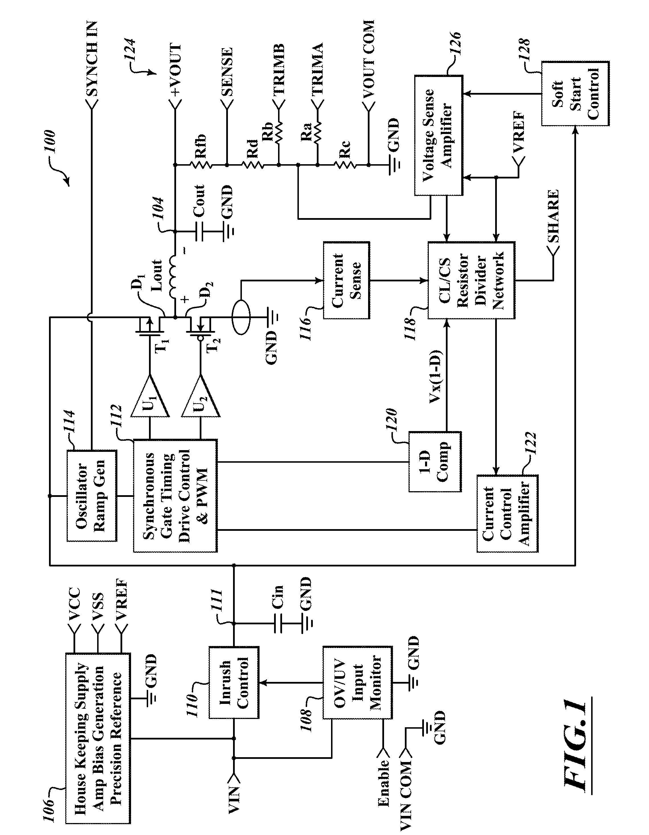 Power converter apparatus and method with compensation for light load conditions