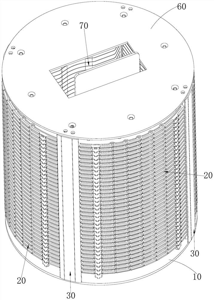 Heat dissipation assembly and lamp with the heat dissipation assembly