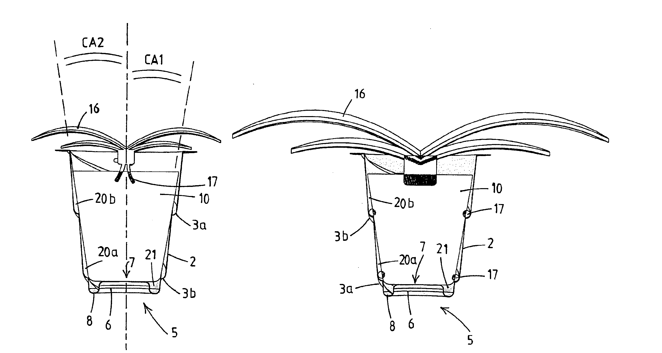 Epiphyte growing system with a spirally downwardly extending groove-shaped space