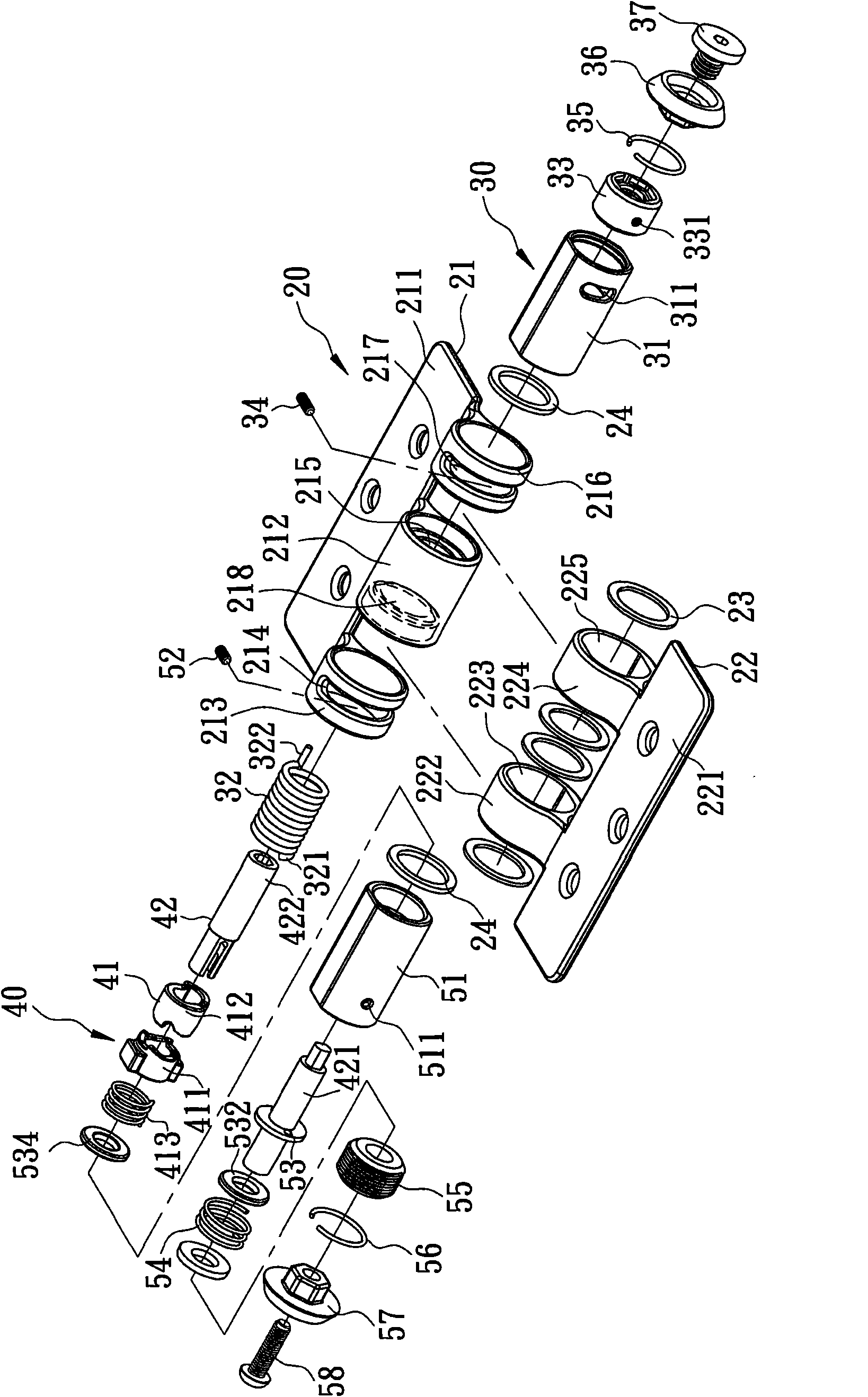 Door spindle hinging device capable of adjusting torsion