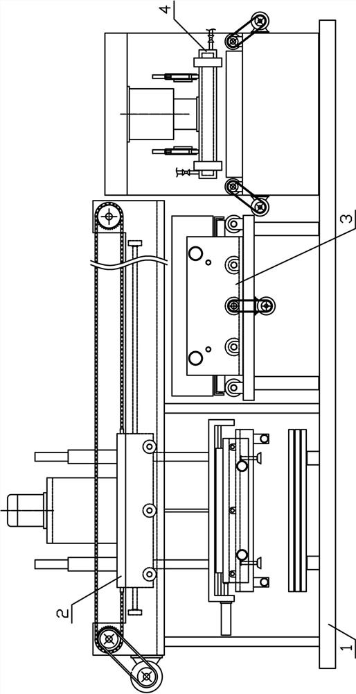 A board veneer processing device