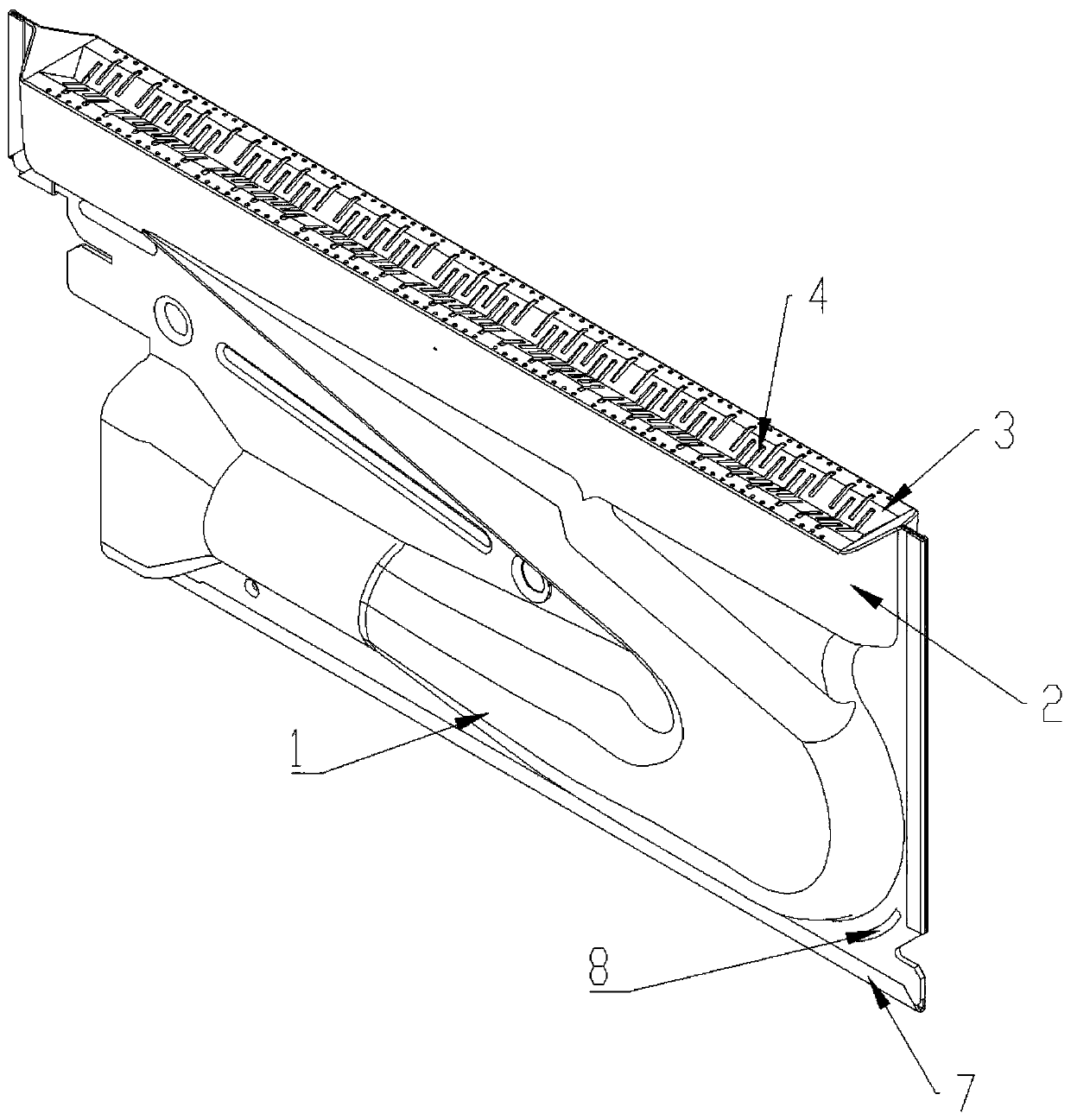 Burner single piece, burner and gas hot water equipment