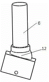 Compound movement type artificial hip joint frictional wear experiment equipment