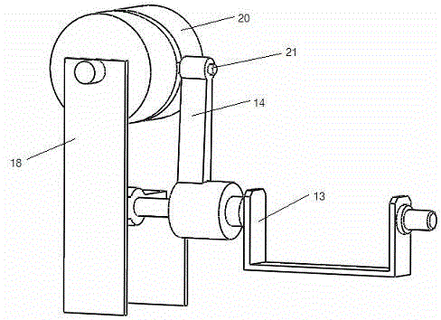 Compound movement type artificial hip joint frictional wear experiment equipment