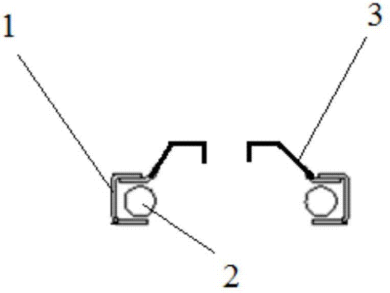 Super-thin snap fastener base device