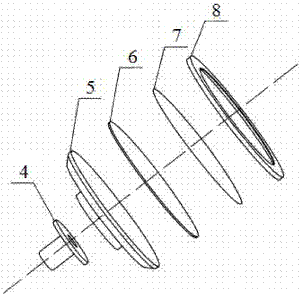 Super-thin snap fastener base device