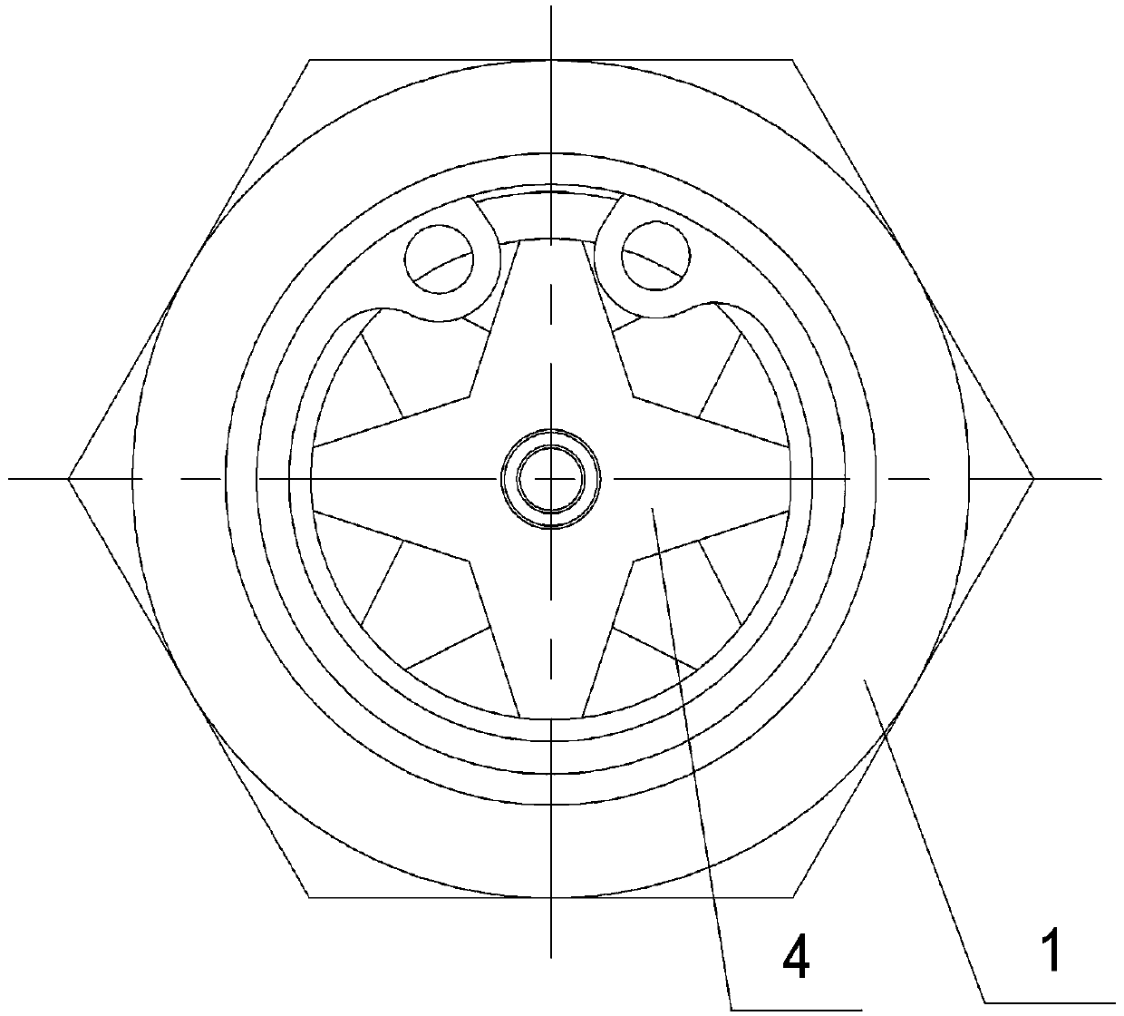 Reed type self-adaptive flow-constant device