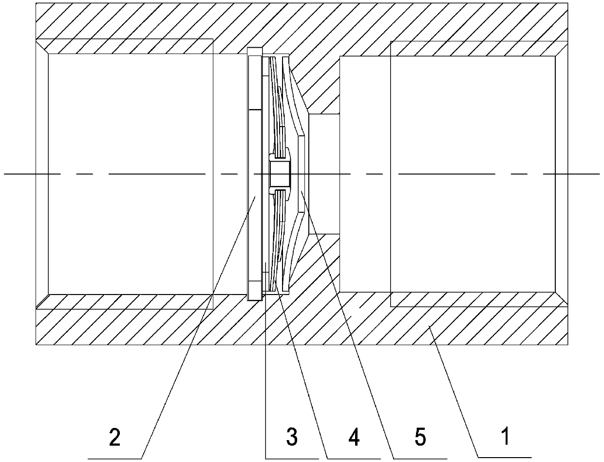 Reed type self-adaptive flow-constant device