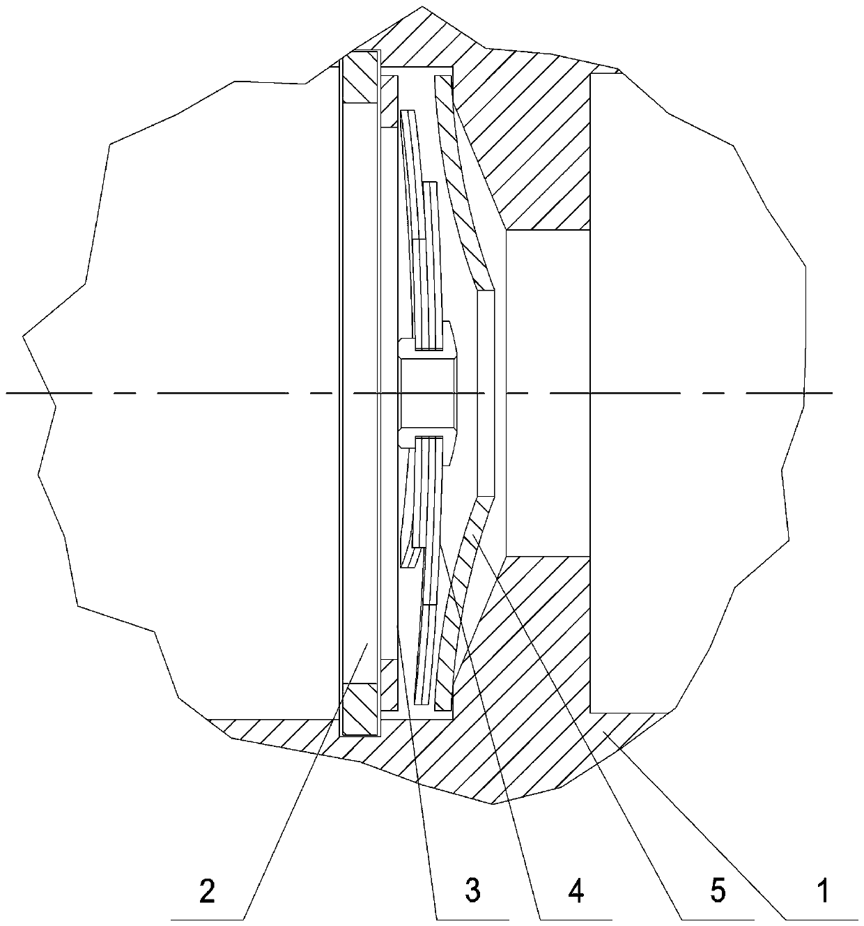 Reed type self-adaptive flow-constant device