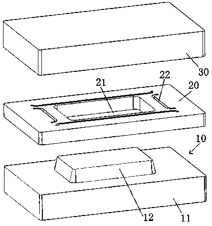 A punching method for new energy vehicle battery aluminum box