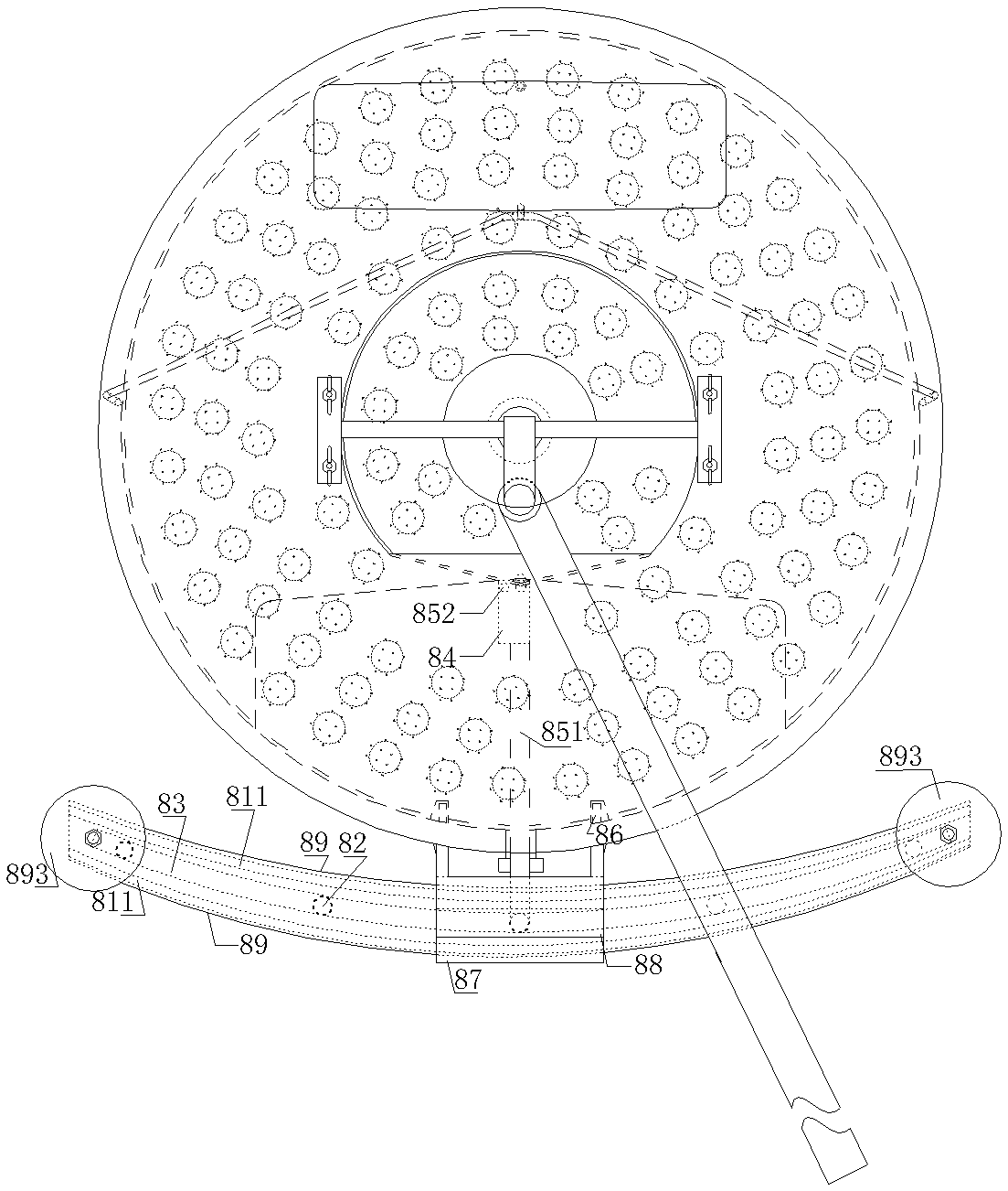 Washing cleaning device