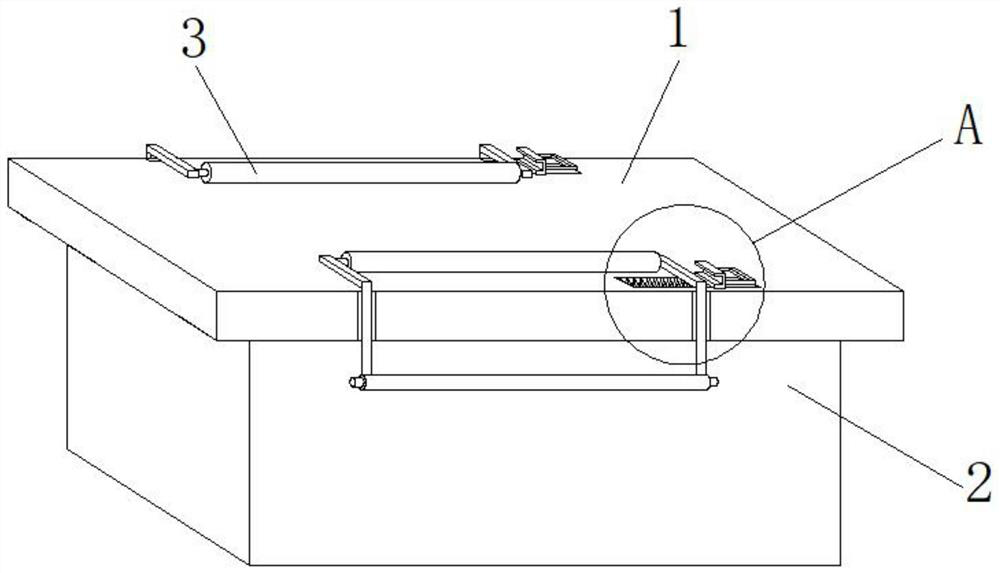 A battery lock box for a new energy vehicle