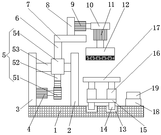 Equipment capable of grinding railway accessories in multiple angles