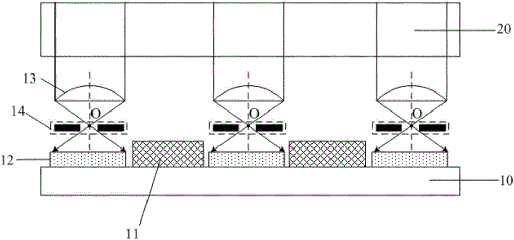 Line recognition and display device