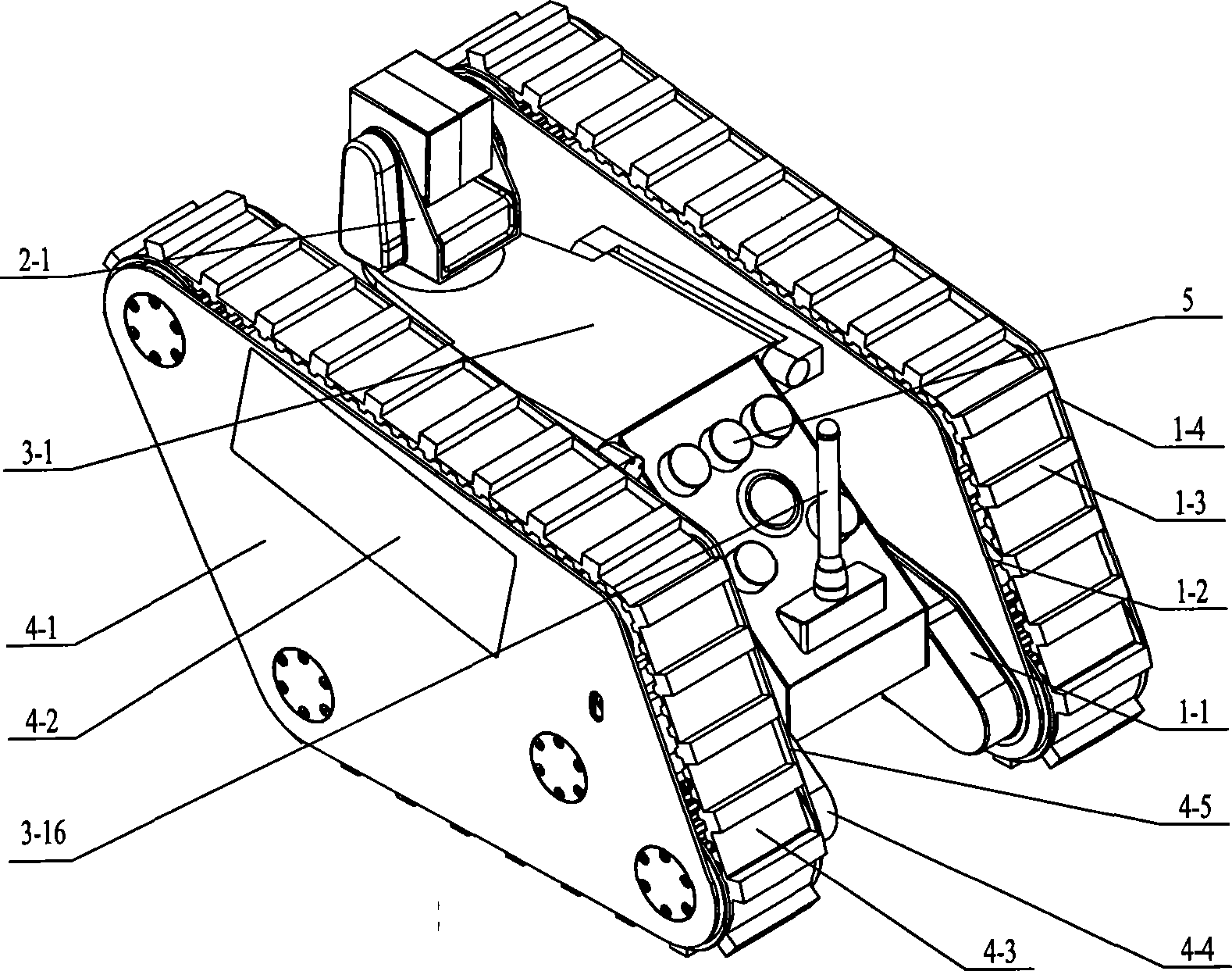 Miniature crawler-type cable tunnel patrol robot