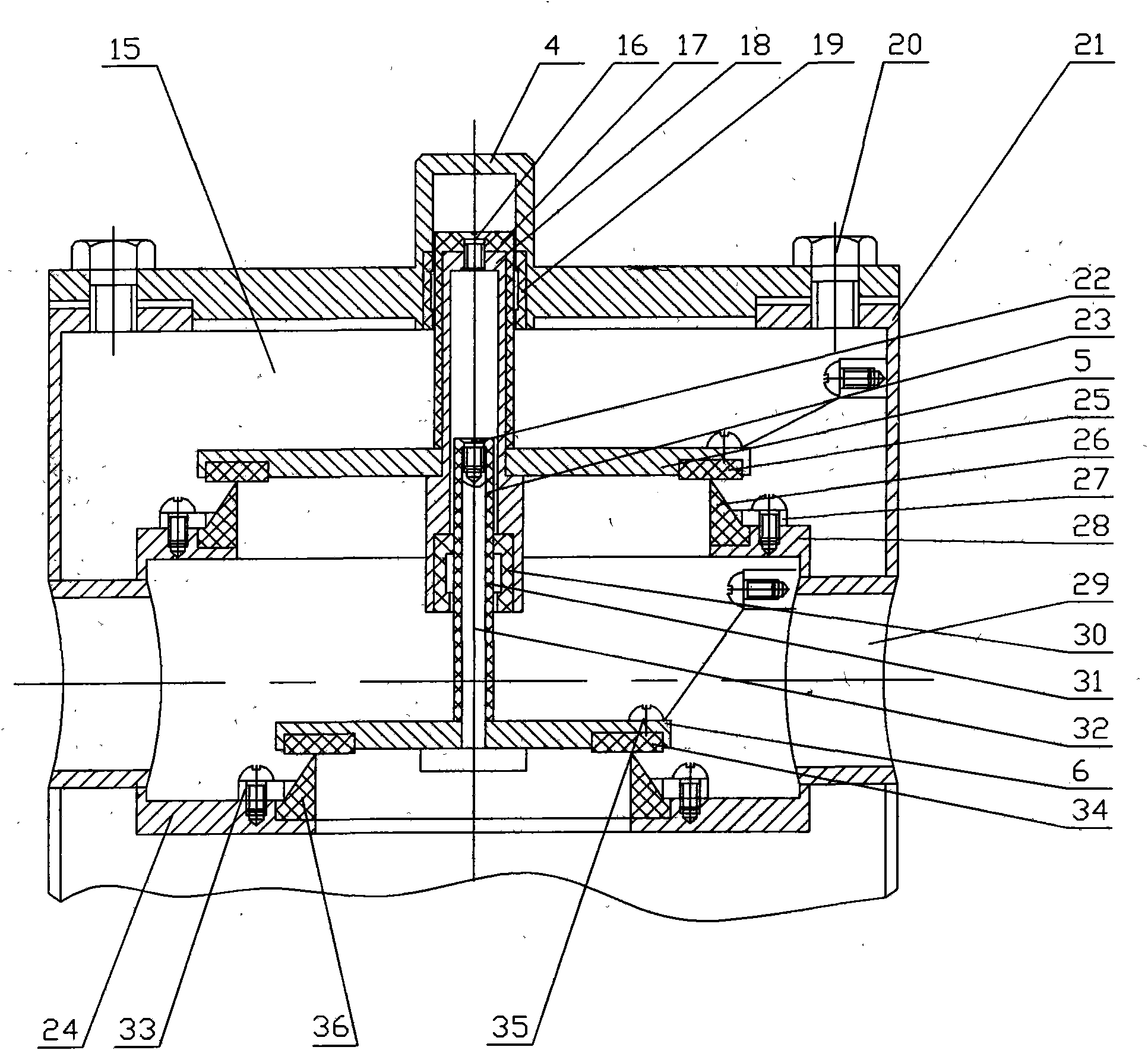 Vertical coaxial anti-explosion fire-retardant breather valve