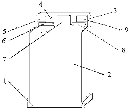 Ticket card collecting and storing controlling device of highway toll station