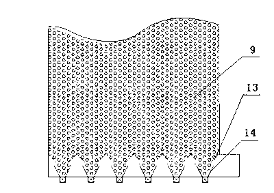 New cross-convective flue gas purification absorption tower