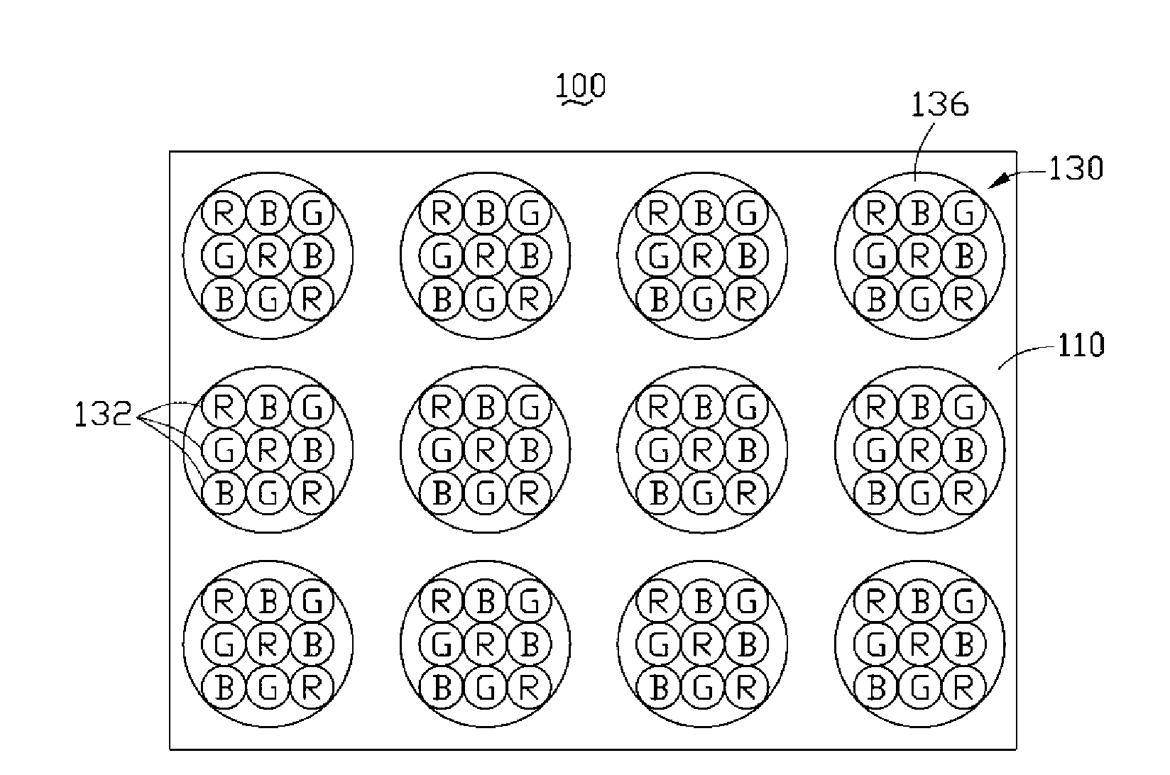 Light-emitting diode display device