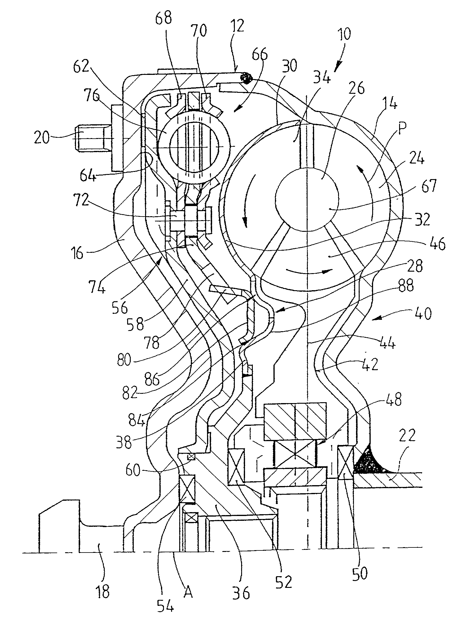 Hydrodynamic coupling device