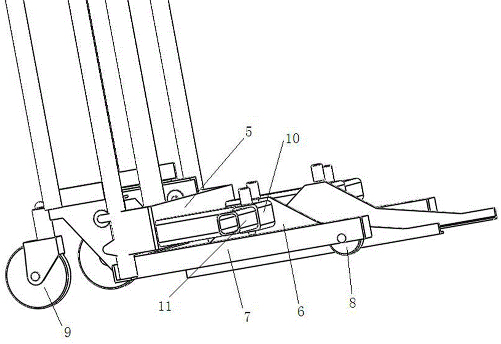 Fork and forklift applying same