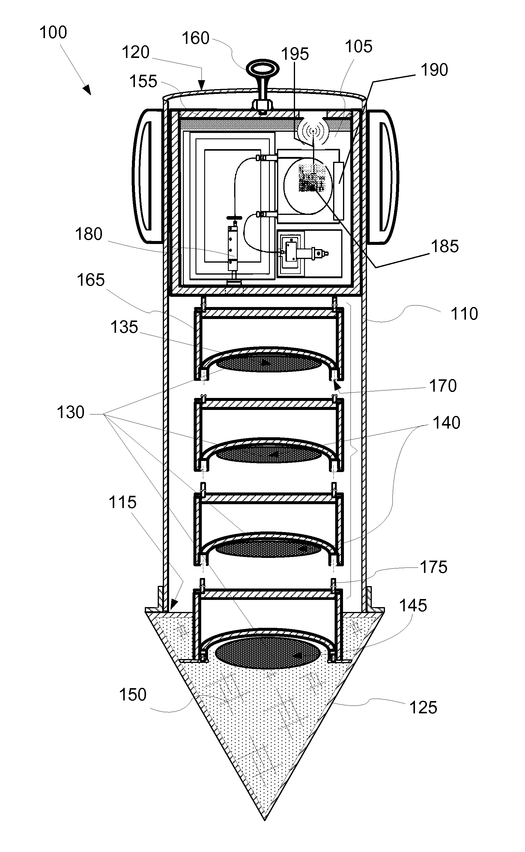 Oil exploration probe