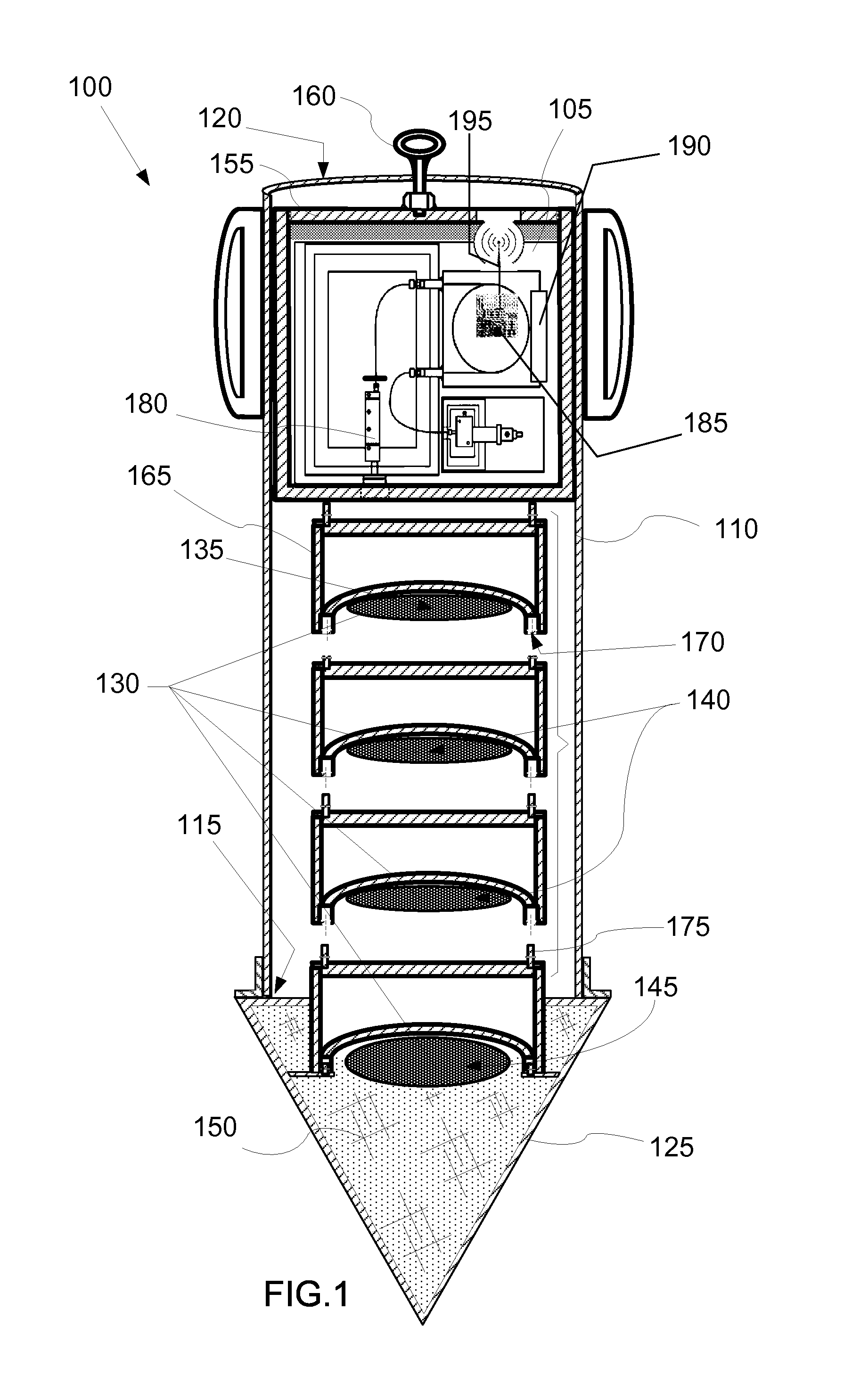 Oil exploration probe