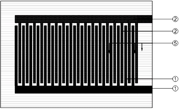 Tungstic oxide semiconductor battery and preparation method therefor