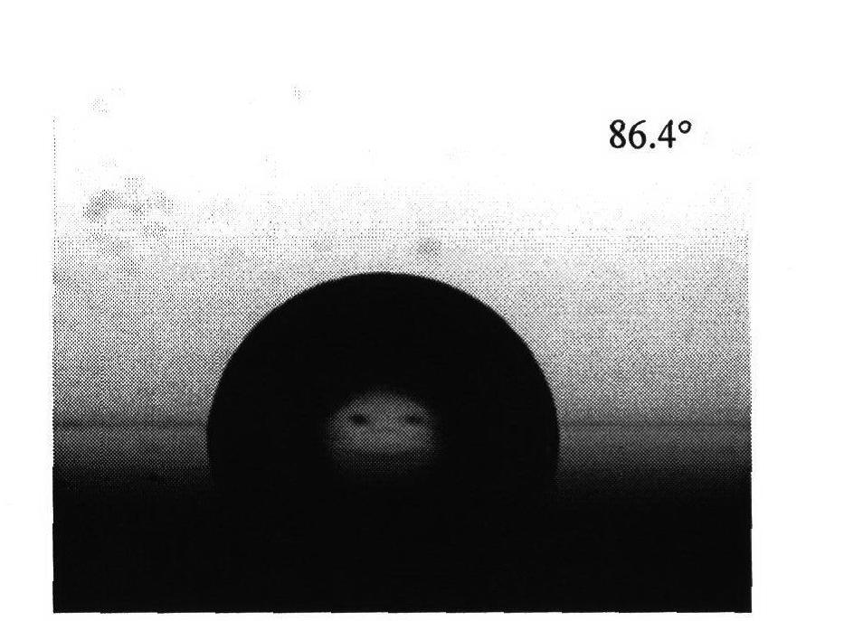 Nanocomposite ice-coating-proof paint having properties of superhydrophobicity and low adhesive strength