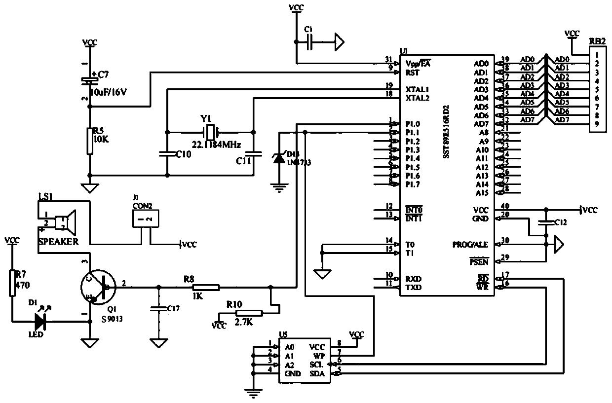 Control method of password card time management system of beauty equipment