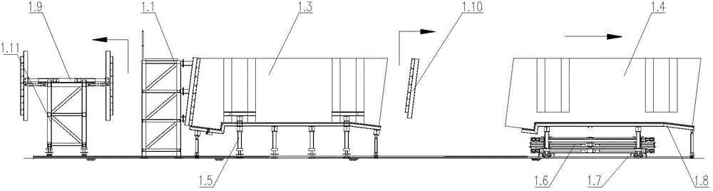 A construction method for the installation and construction of well-shaped beams in comb-shaped slideway in deep water