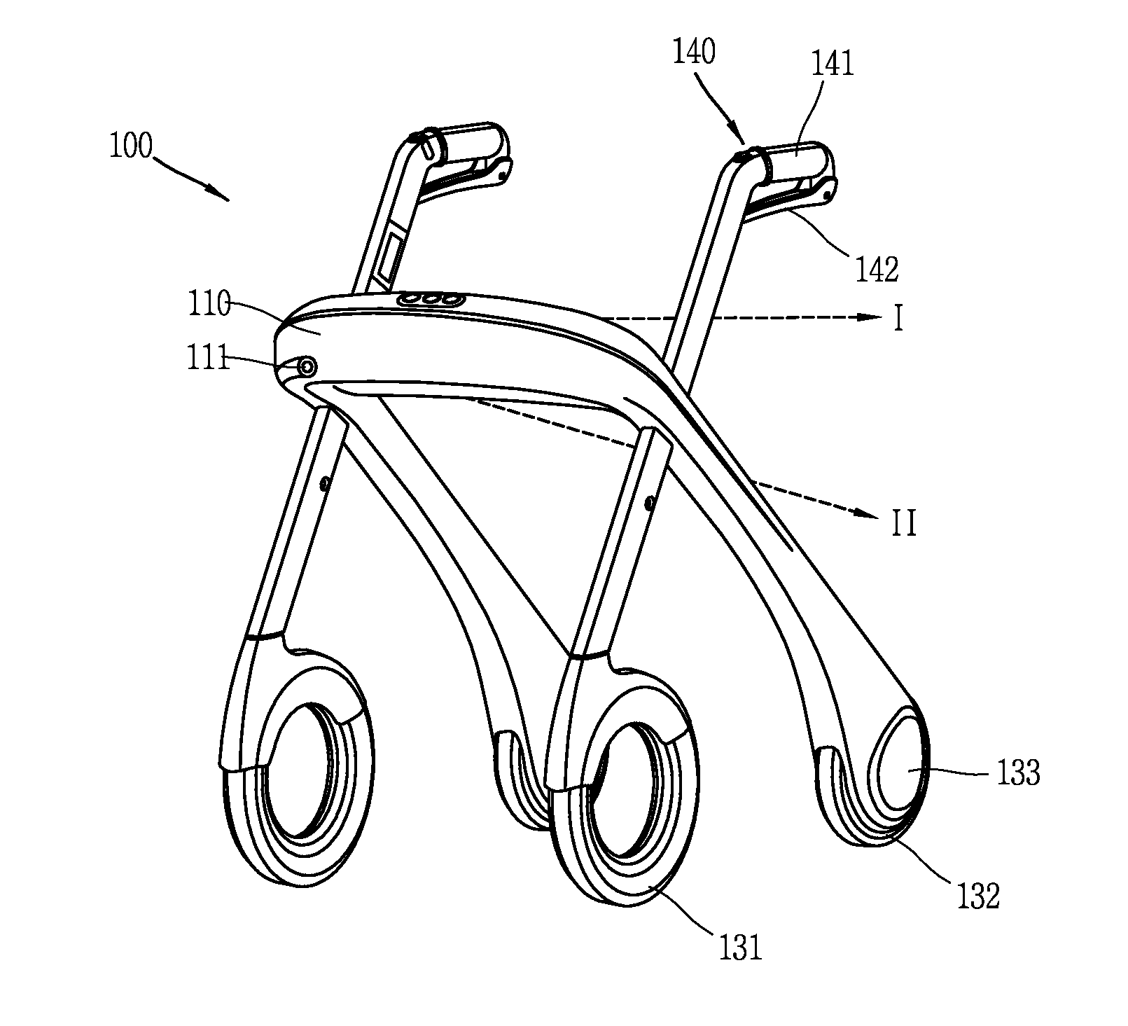 Electric walking assistant device