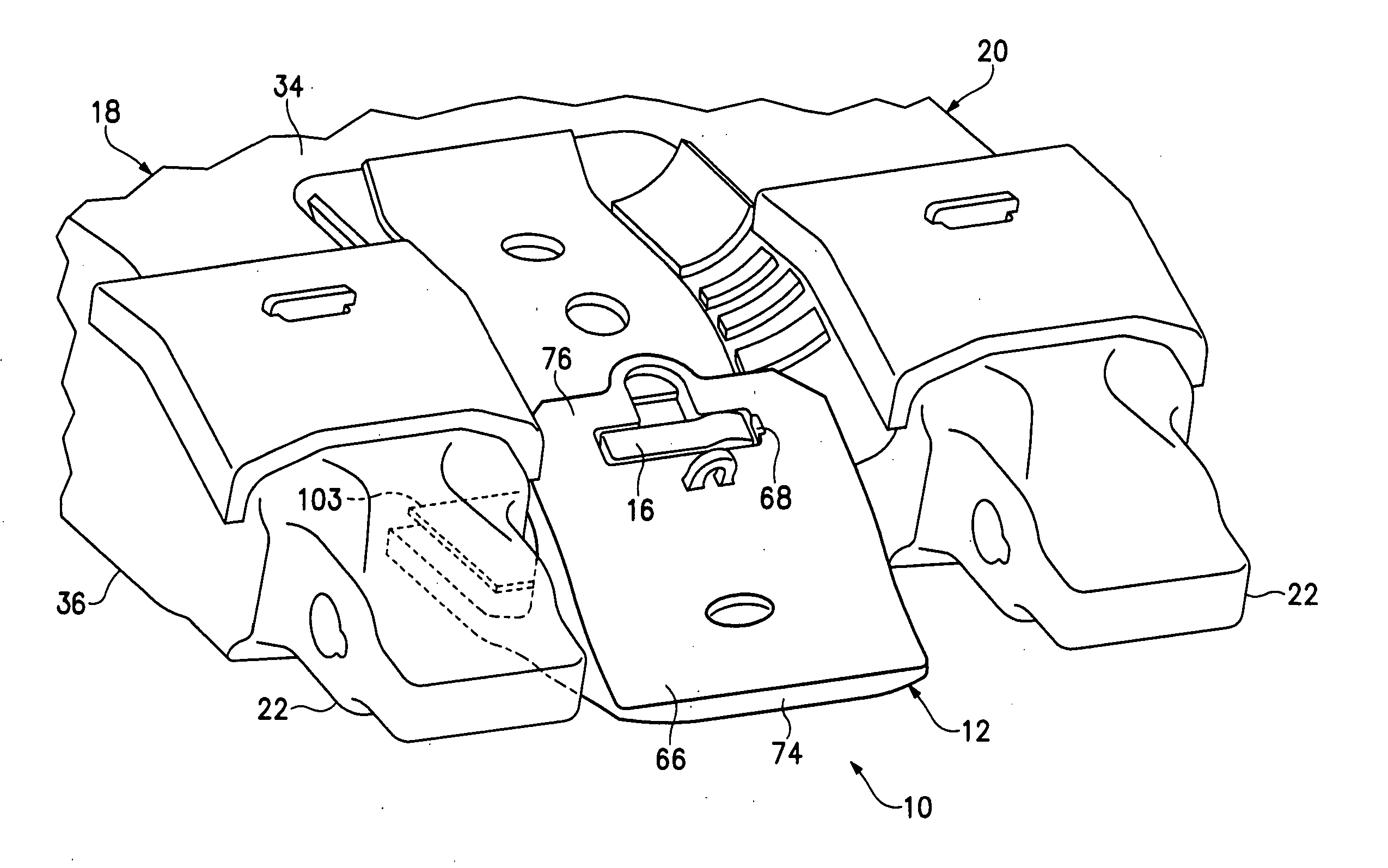 Wear assembly for excavating machines