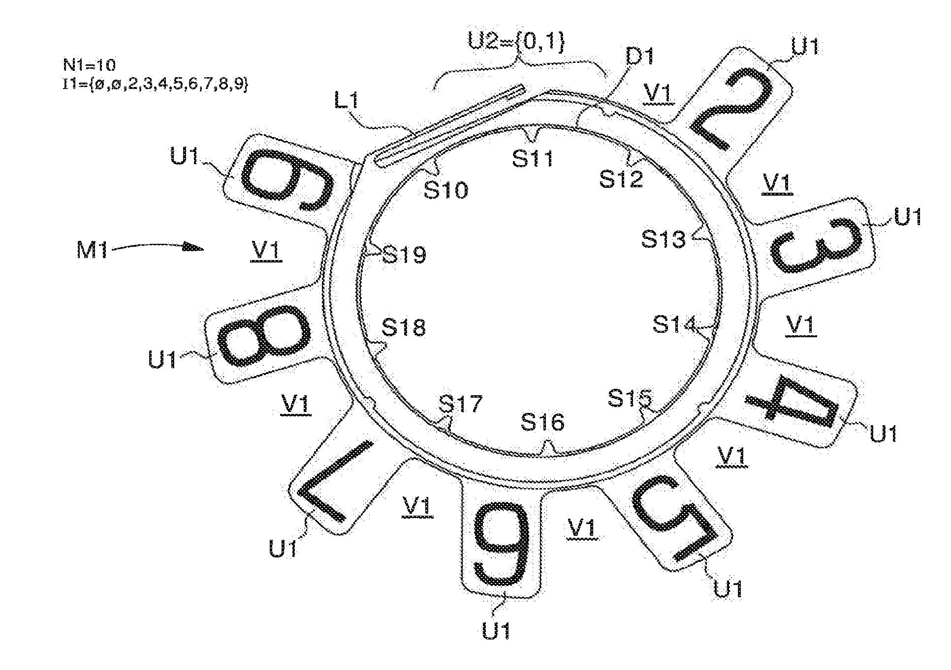 Calendar display device for a timepiece