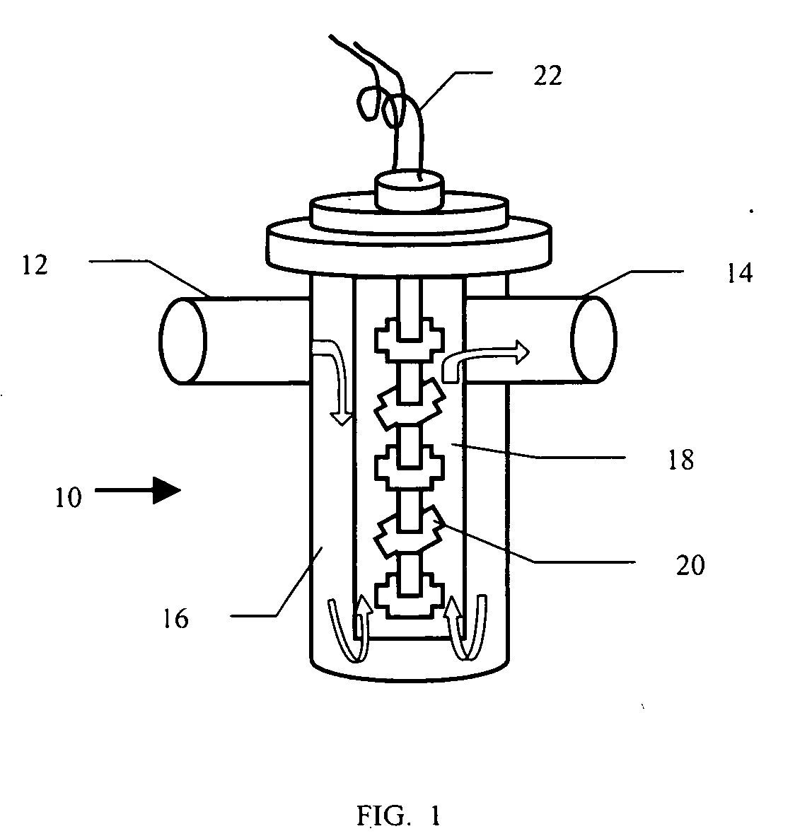 High efficiency trap for deposition process