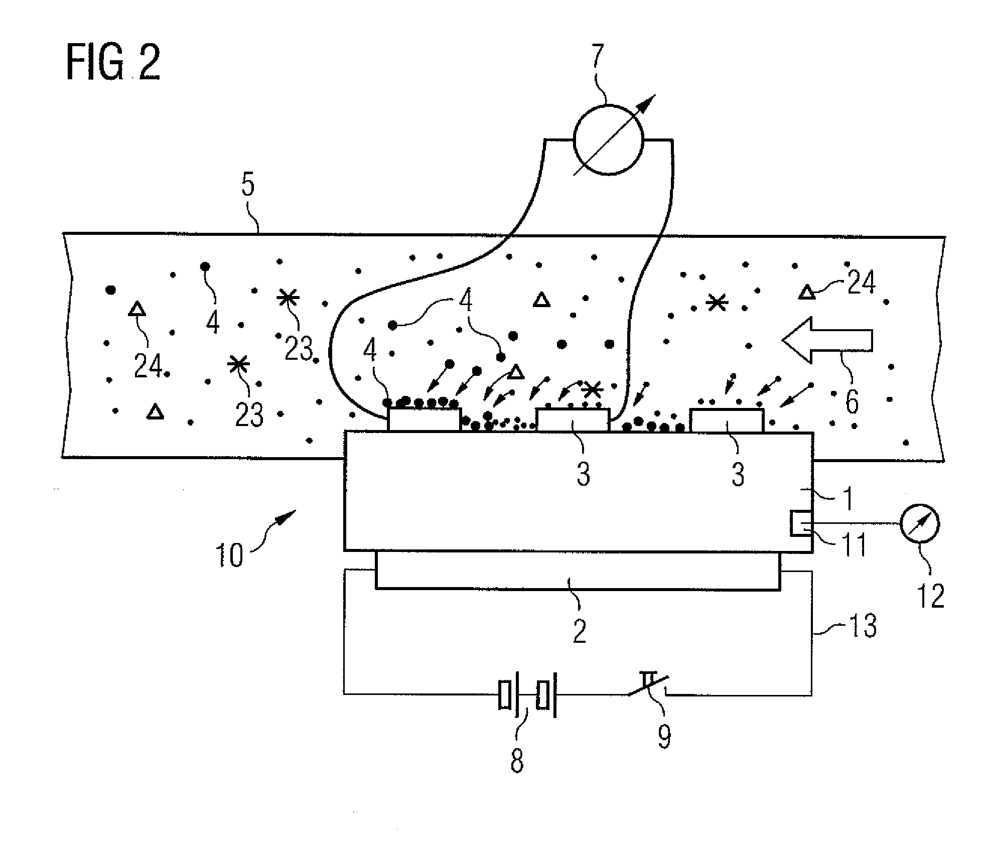 Method for the on-board functional diagnosis of a soot sensor in a motor vehicle and/or for the detection of further constituents in the soot