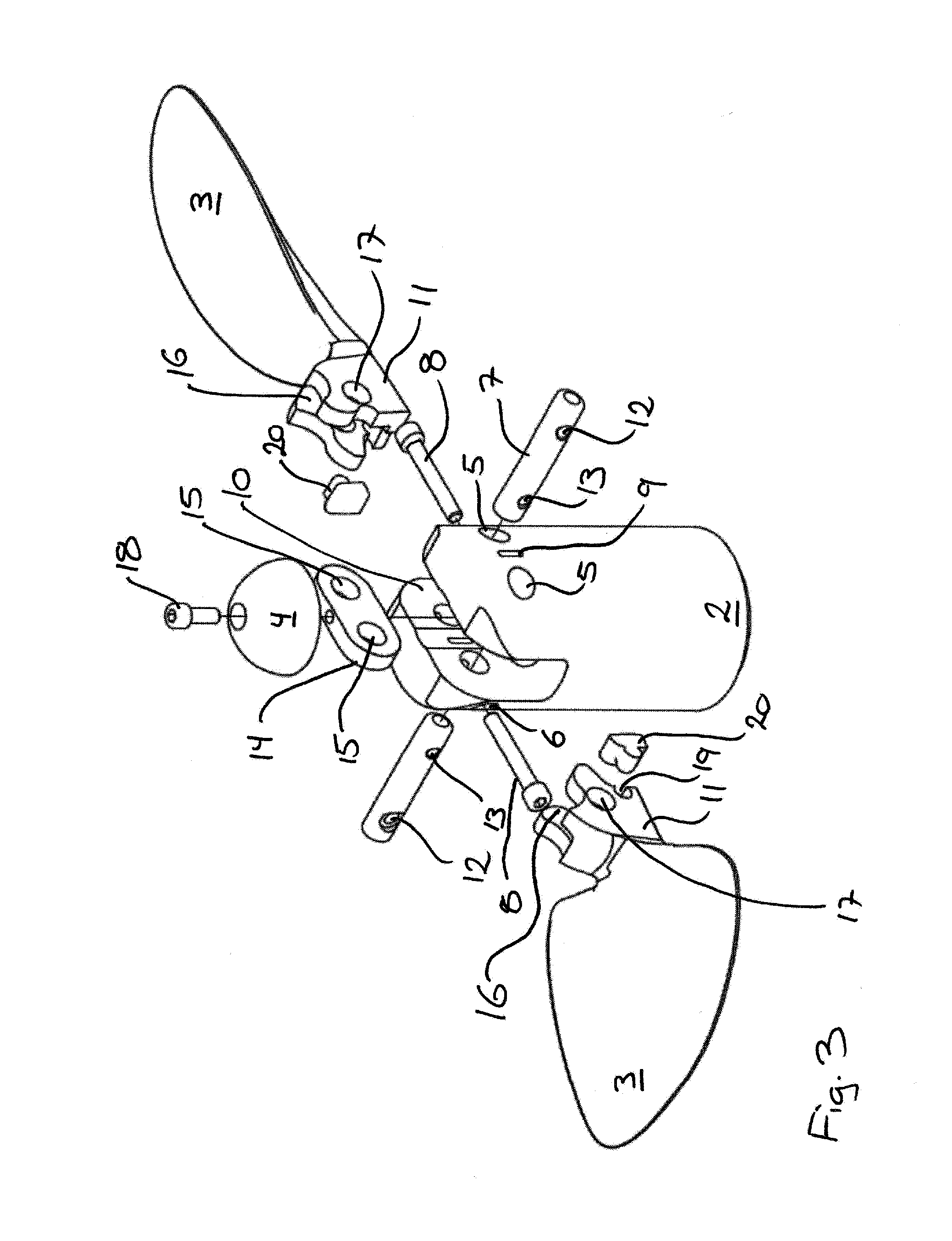 Folding propeller