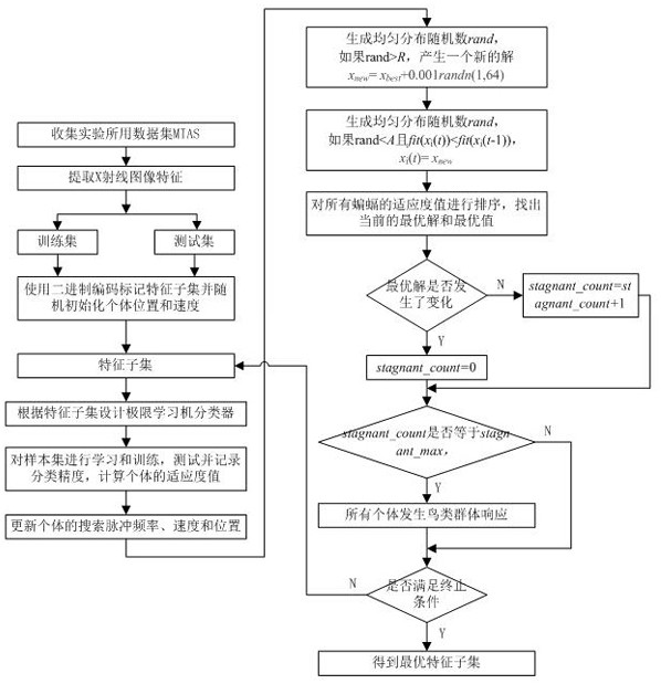 A feature selection method for breast x-ray images based on bfba and elm