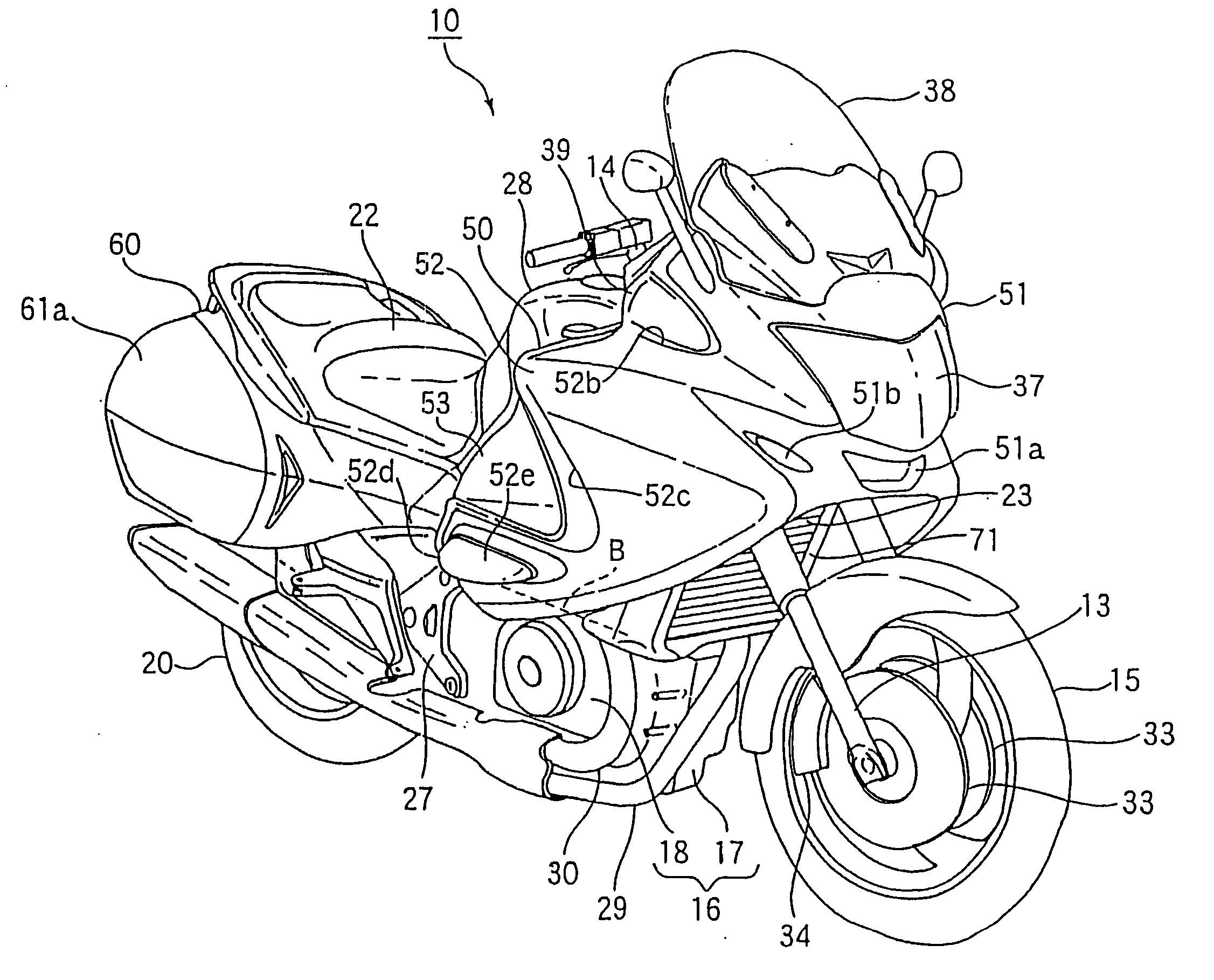 Cowl structure of vehicle