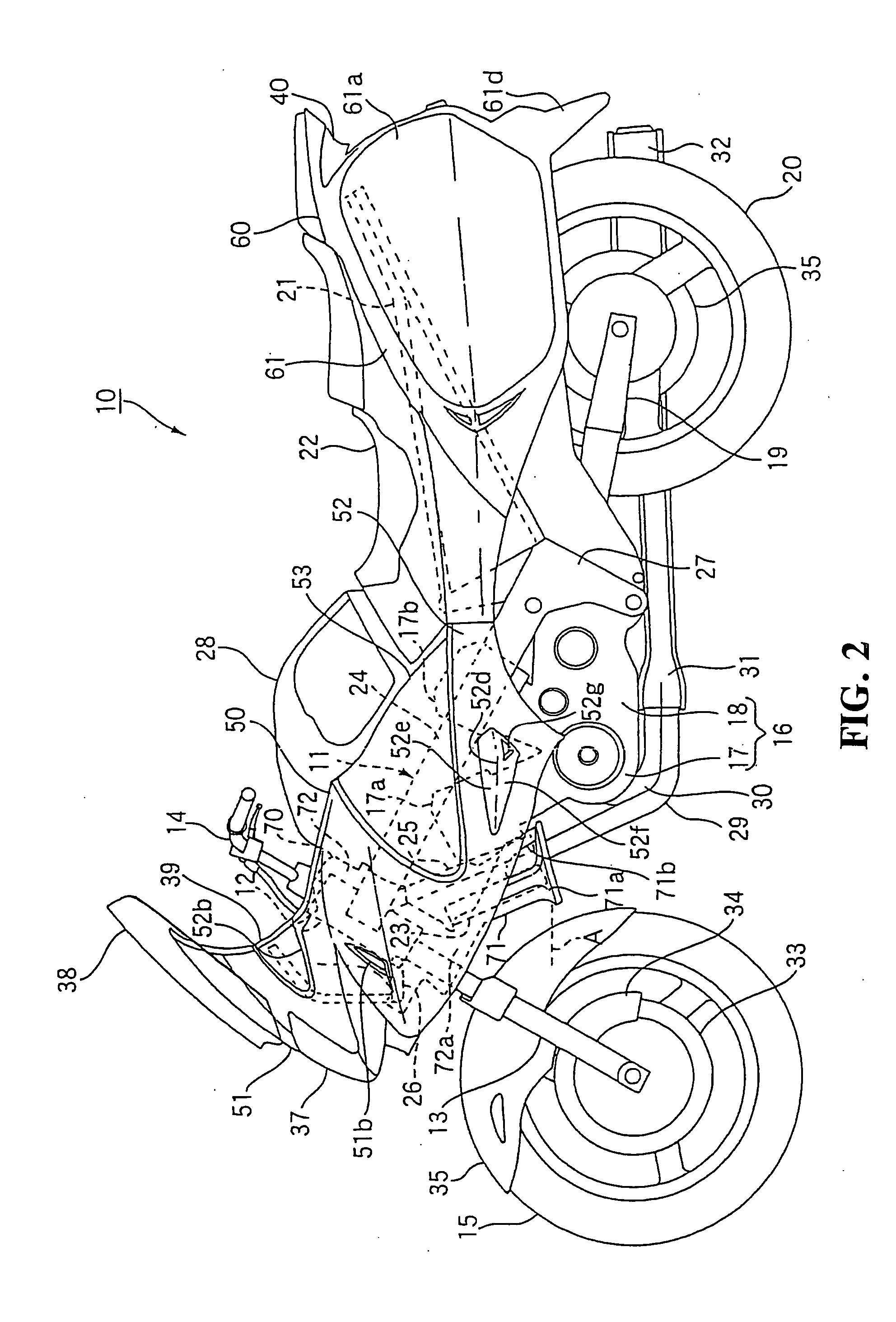 Cowl structure of vehicle