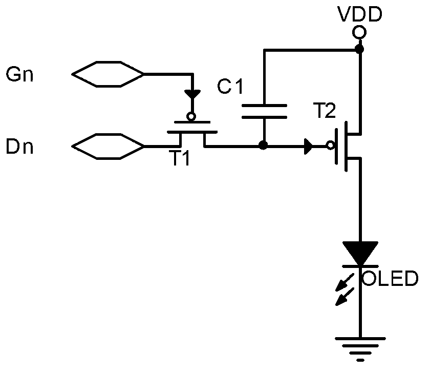 Organic light-emitting diode (OLE) pixel driving circuit