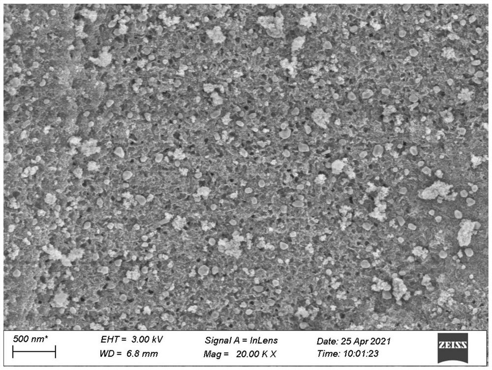 Non-supported mesoporous hydrodeoxygenation catalyst, preparation and application thereof