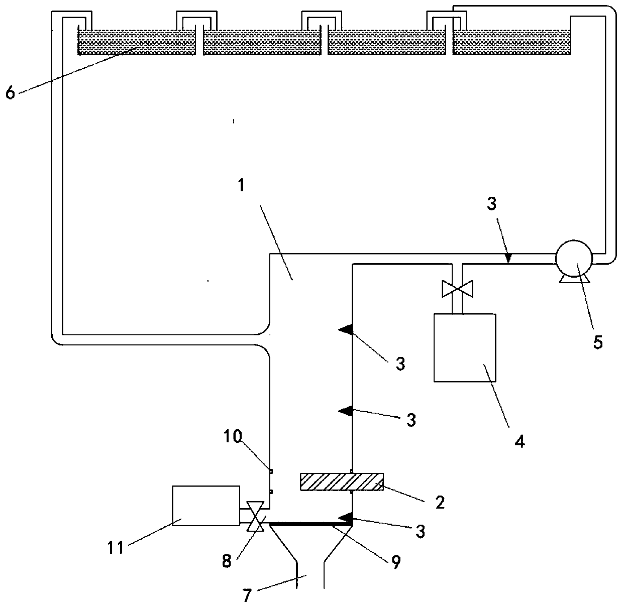 An autotrophic organism recycling supplementary device and method for a wetland air purification device