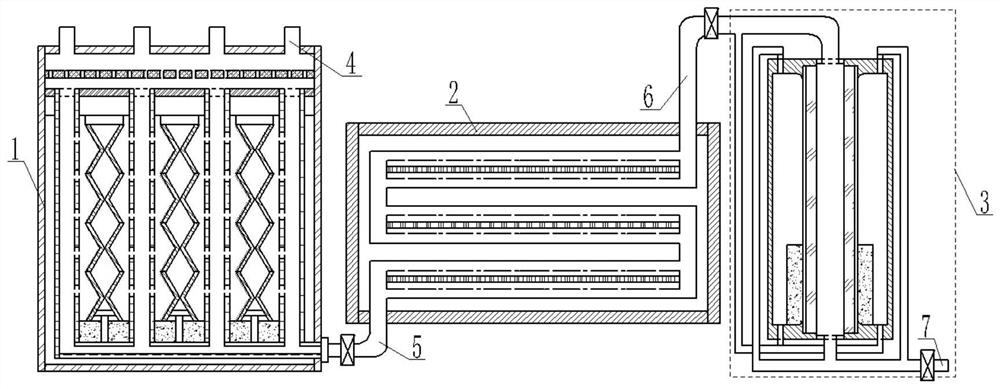 Natural gas purification and dehydration device