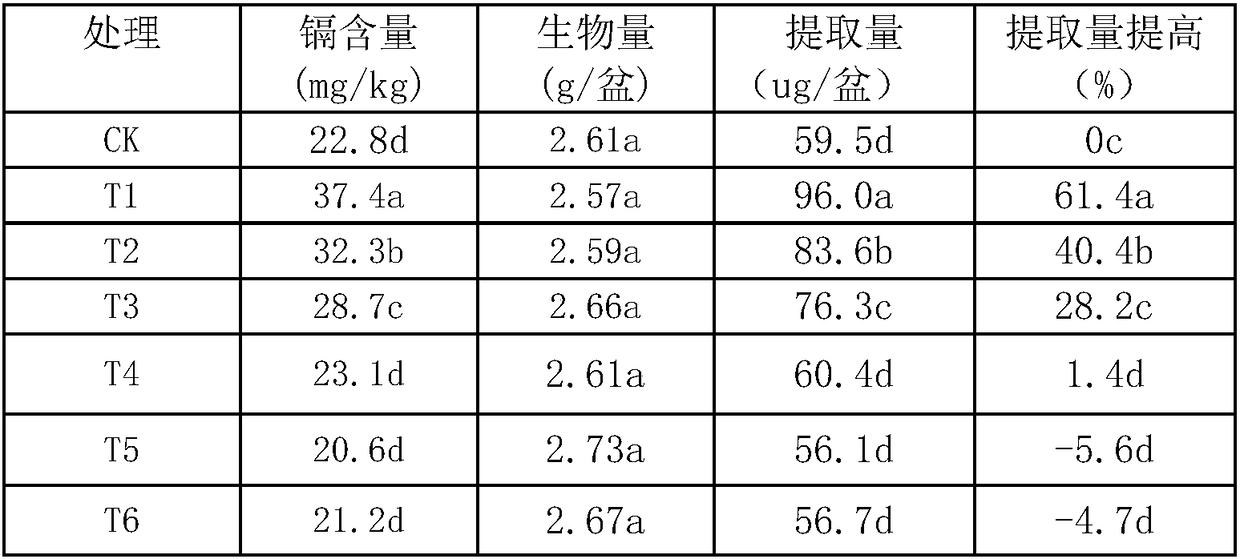 Strengthened repairing agent using active substance in enrichment plant, and method for heavy metal soil by using strengthened repairing agent