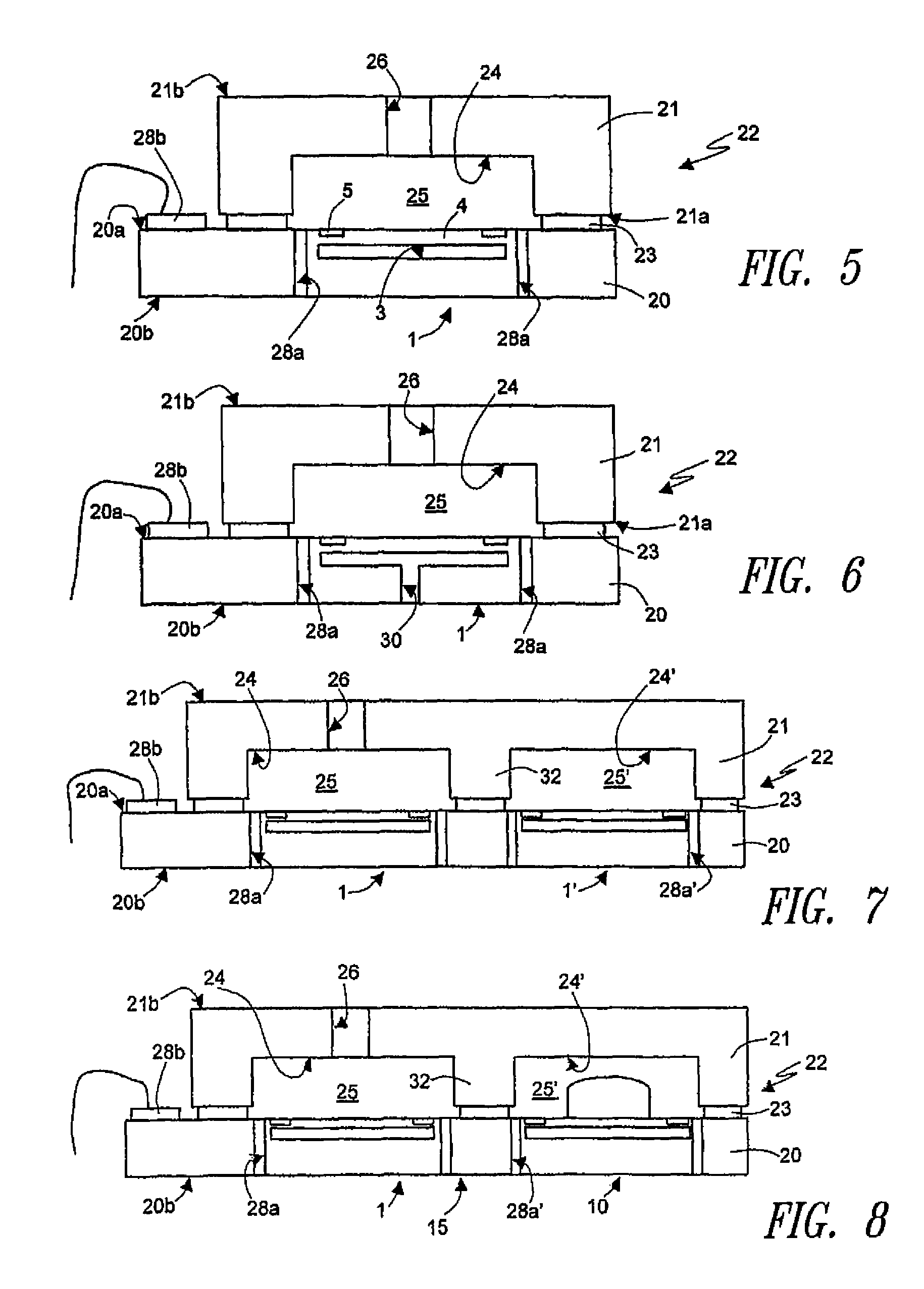 Substrate-level assembly for an integrated device, manufacturing process thereof and related integrated device