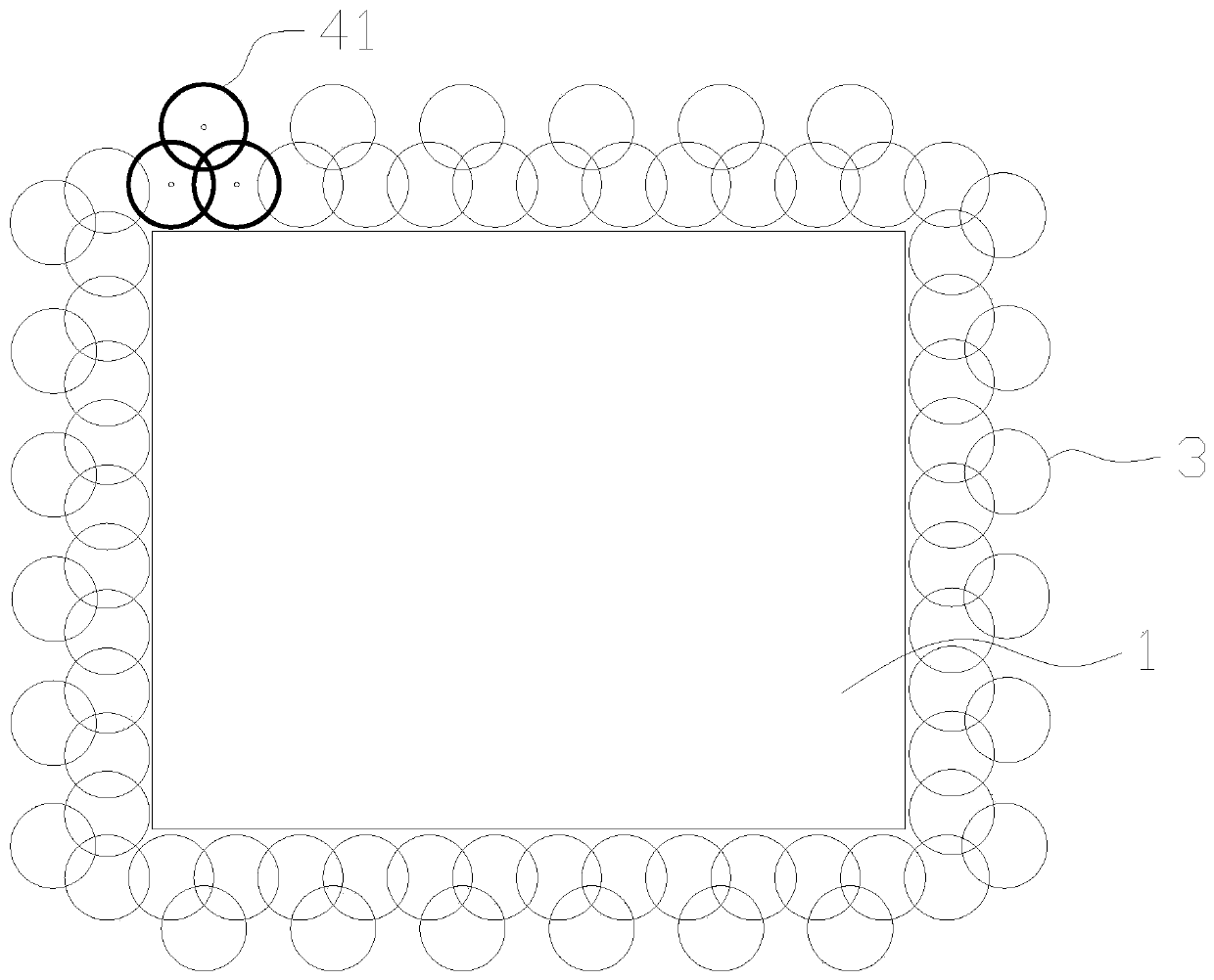 Method for reinforcing foundation pit enclosure