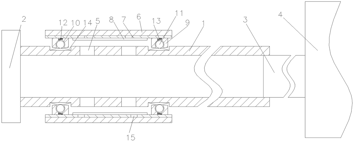 Method for cleaning inner wall of outer sleeve of plastic blending flame-retardant optical cable